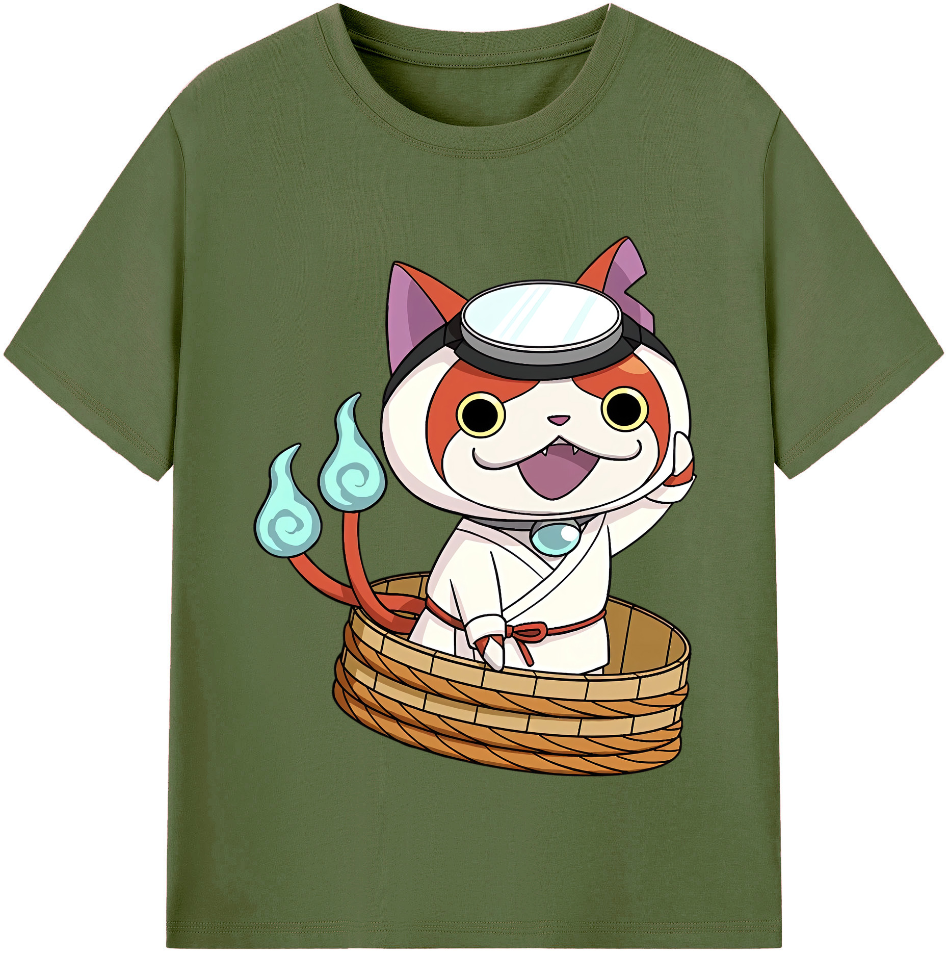 （画像用） 妖怪ウォッチ Yo-kai Watch 綿100％半袖Tシャツ（フロントプリント）